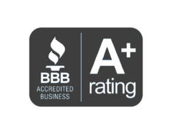 A + rating from the better business bureau